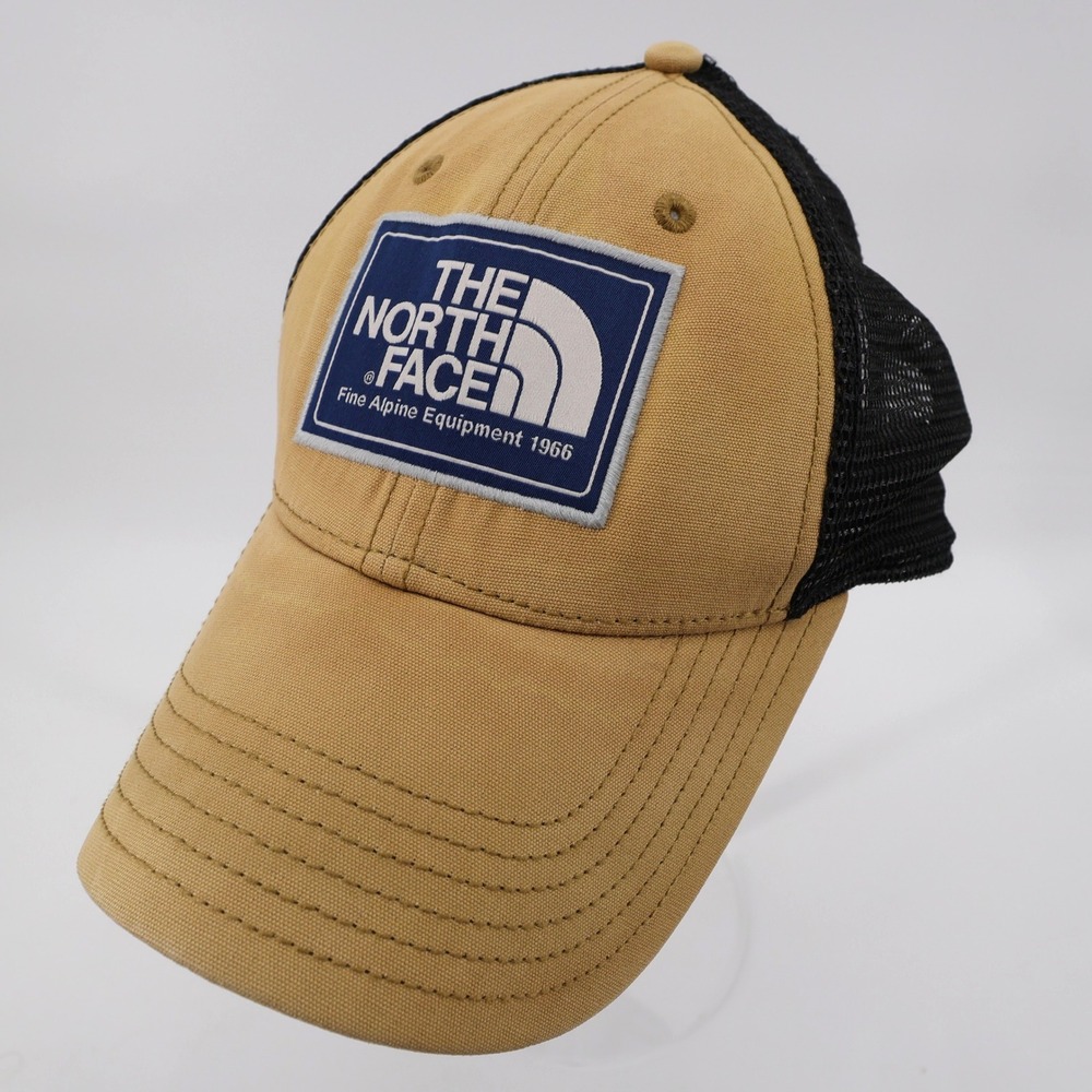 The North Face Fine Alpine Equipment Trucker Hat Tan Black Mens OSFM